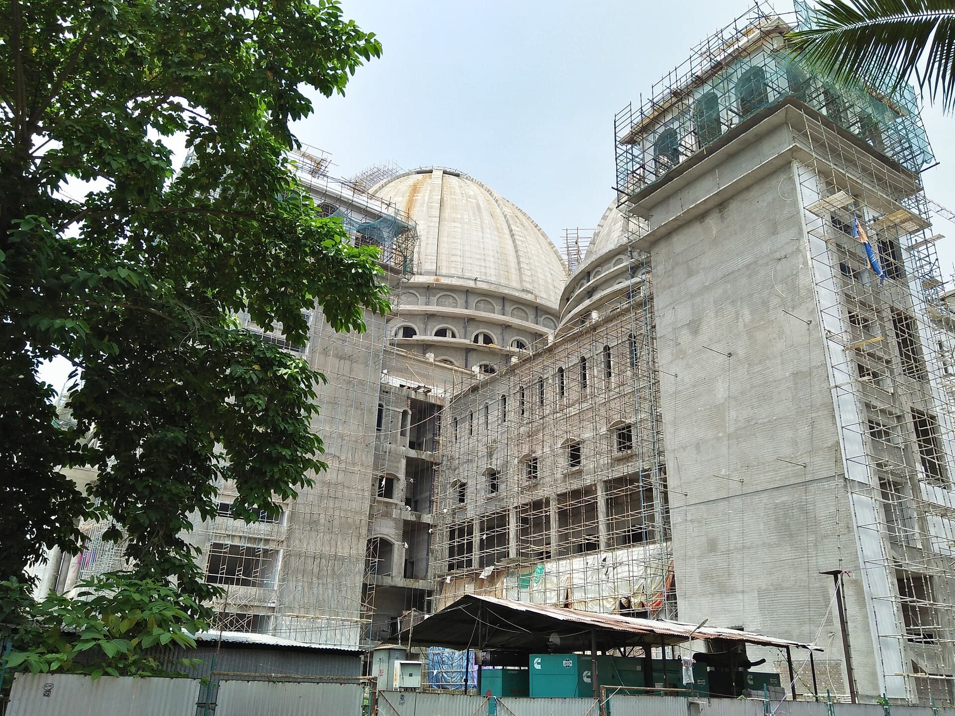 Chandrodaya Mandir Under Construction - Temple Of Vedic Planetarium - ISKCON Campus - Mayapur - Nadia 20170815110025.jpg